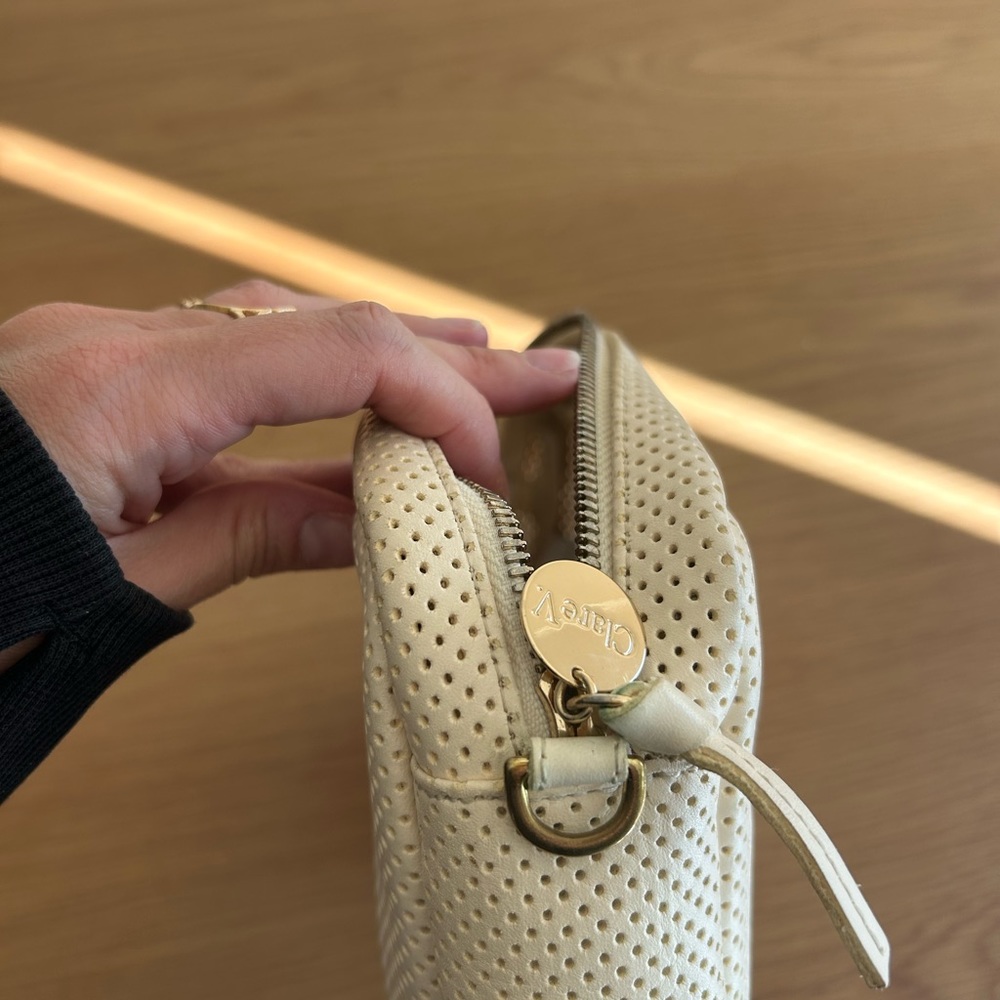 Clare v midi cream perf crossbody - EUC - Picture 4 of 13